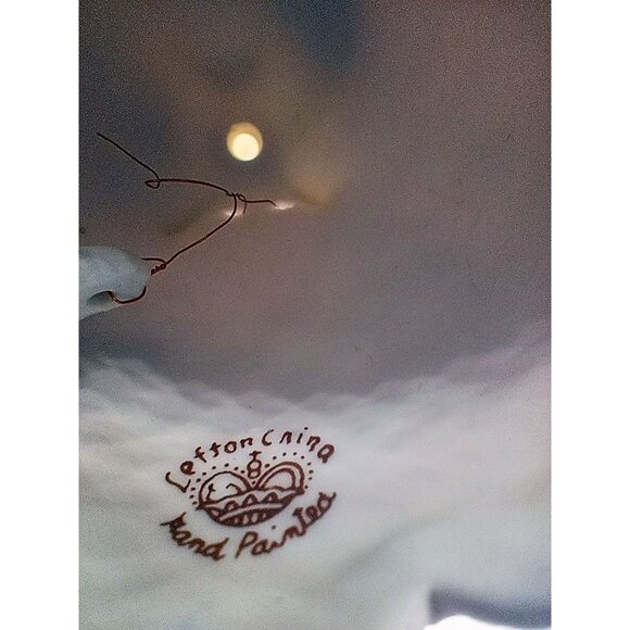 Bell Lefton China Hand Painted Praying Angel 4 Inch Porcelain Vintage Christmas - Picture 13 of 14